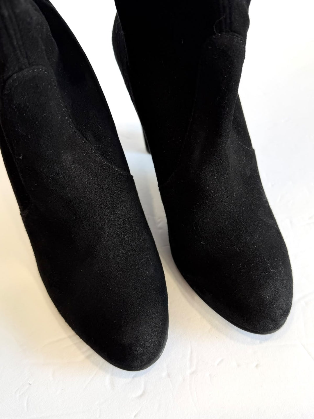 STUART WEITZMAN HIGHLAND OVER-THE-KNEE SUEDE BOOTS