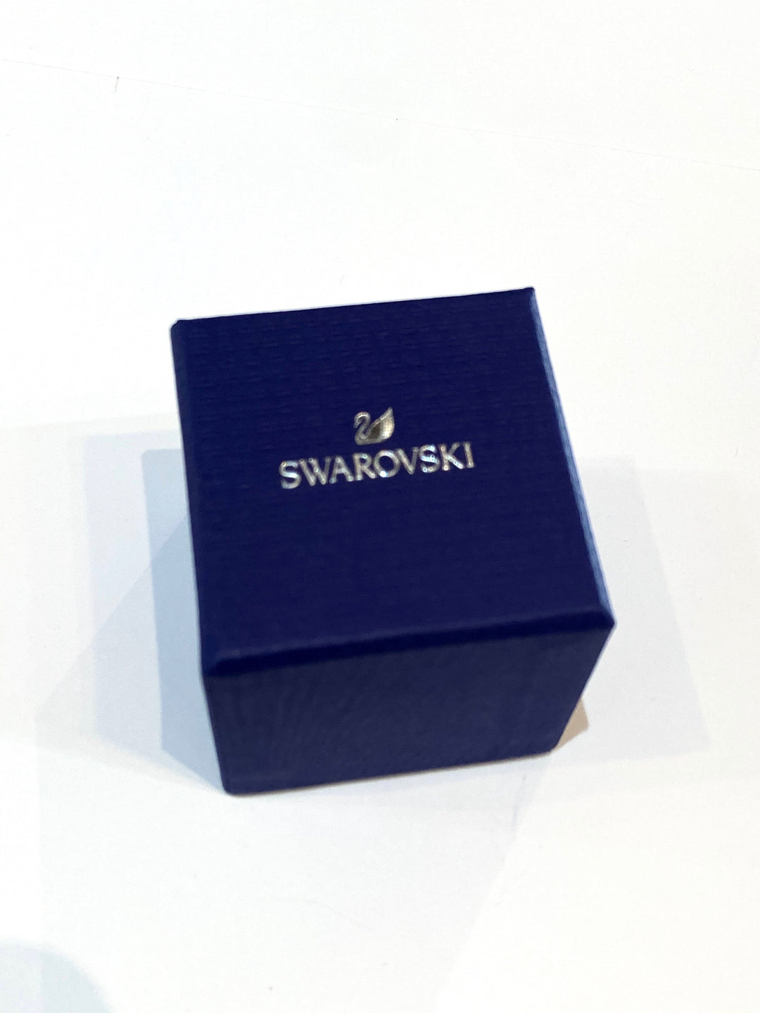 SWAROVSKI RHODIUM WHITE CRYSTAL VITTORE WIDE RING