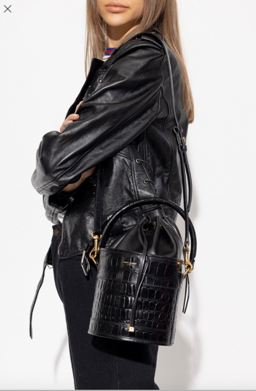 YVES SAINT LAURENT BAHIA SMALL BUCKET BAG