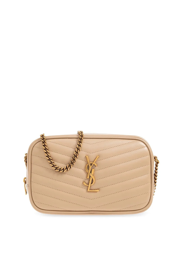 YSL SAINT LAURENT CALFSKIN MINI LOU SHOULDER BAG