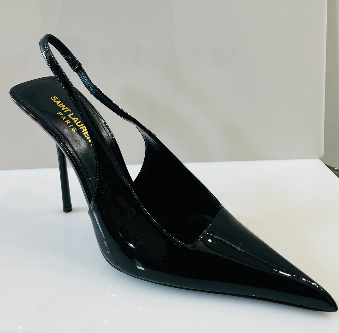 YSL SAINT LAURENT KISS 105 SLINGBACK PUMPS
