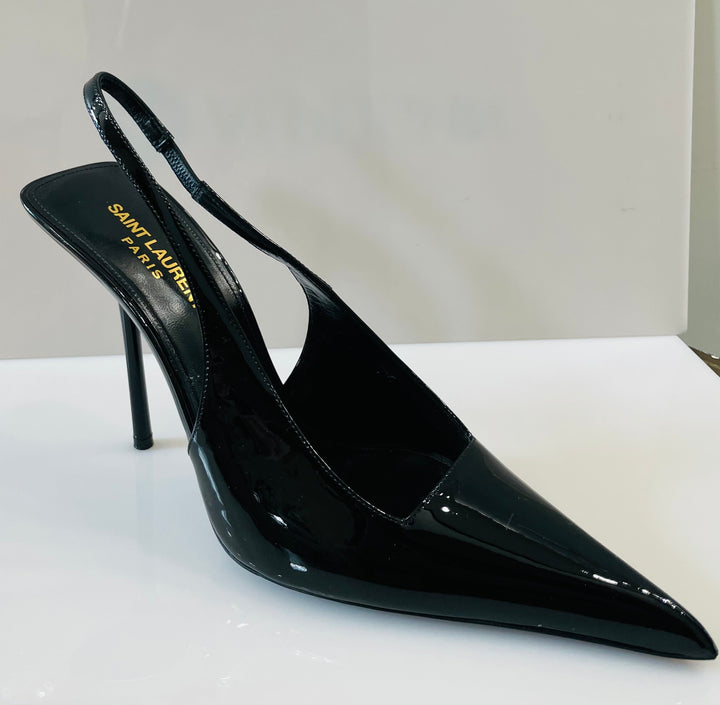 YSL SAINT LAURENT KISS 105 SLINGBACK PUMPS