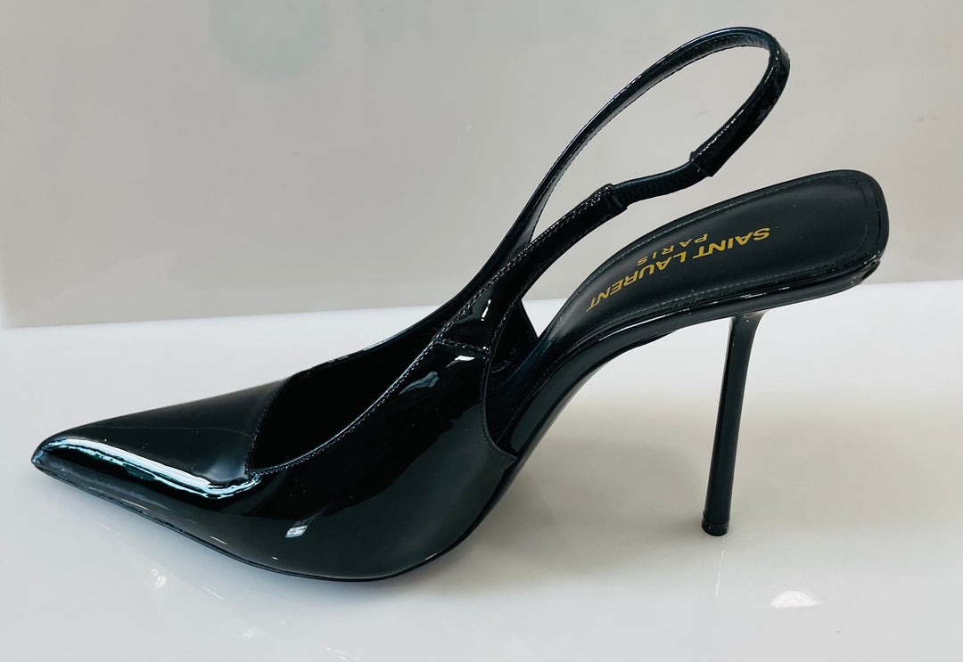 YSL SAINT LAURENT KISS 105 SLINGBACK PUMPS – Caroline's