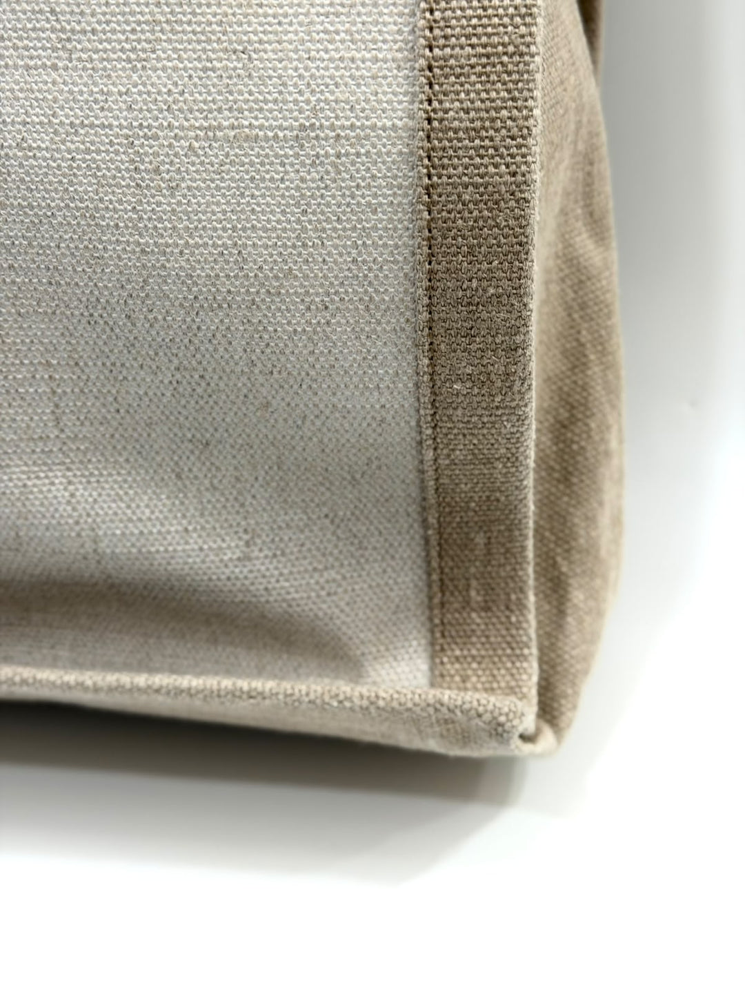 SAINT LAURENT RIVE GAUCHE LARGE CANVAS TOTE BAG