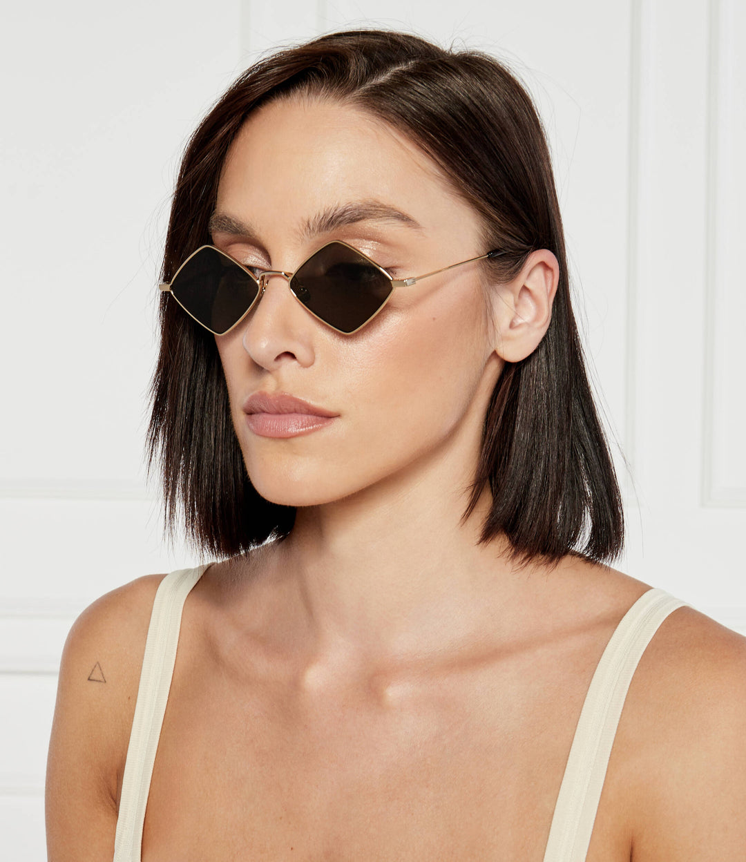 YVES SAINT LAURENT SL302 LISA DIAMOND SHAPE FRAME UNISEX SUNGLASSES