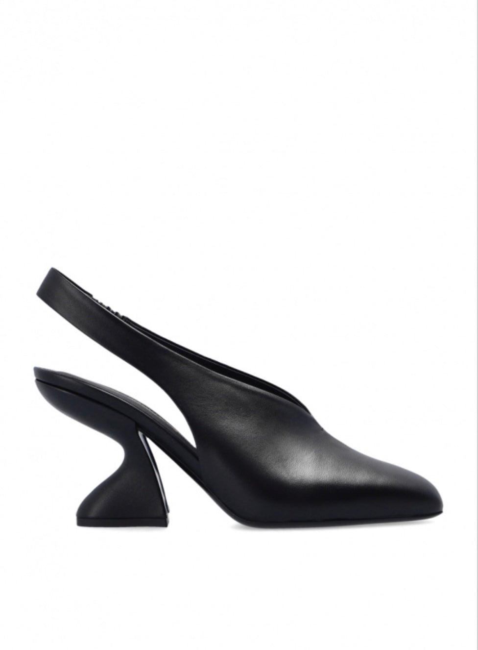 FERRAGAMO CALFSKIN LEATHER SLOANE SLINGBACK PUMPS