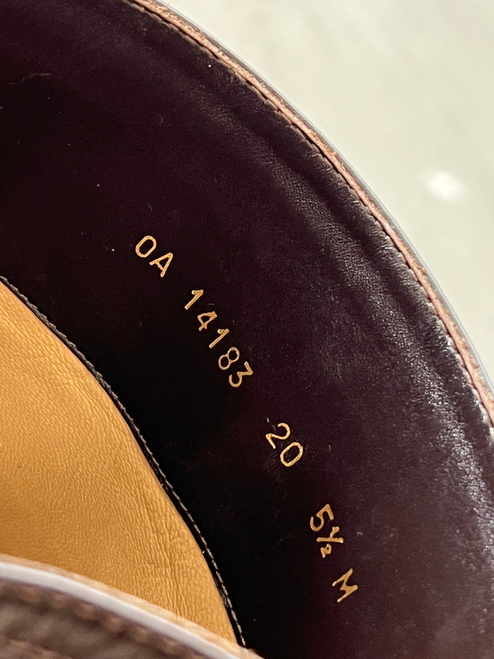 SALVATORE FERRAGAMO FERSEA GANCINI LEATHER RIDING BOOTS