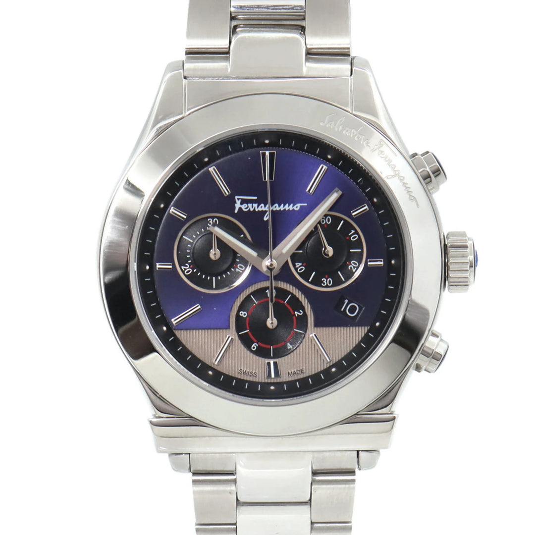 SALVATORE FERRAGAMO 1898 CHRON COLLECTION 42MM MEN&
