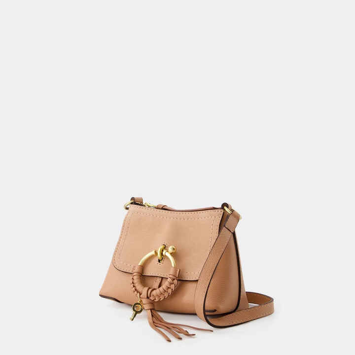 SEE BY CHLOÉ JOAN SUEDE &amp; CALFSKIN LEATHER MINI SHOULDER BAG