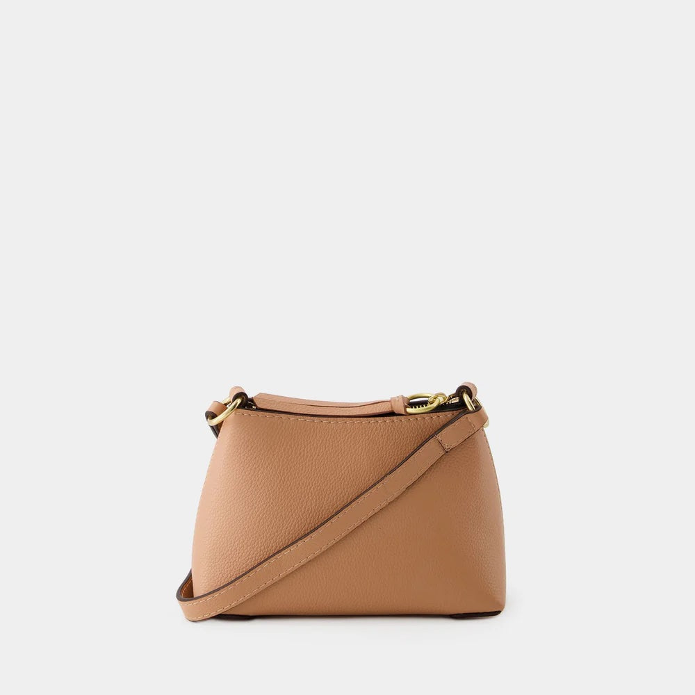 SEE BY CHLOÉ JOAN SUEDE &amp; CALFSKIN LEATHER MINI SHOULDER BAG