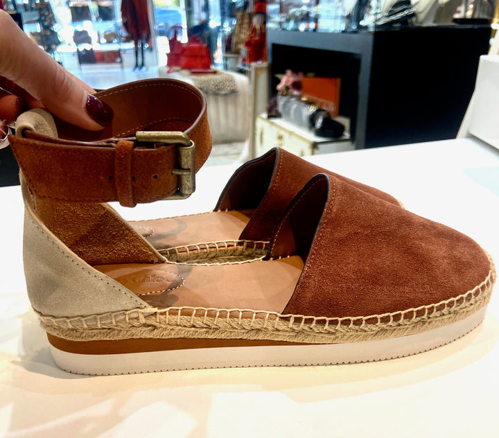 SEE BY CHLOÉ GLYN SUEDE ESPADRILLES