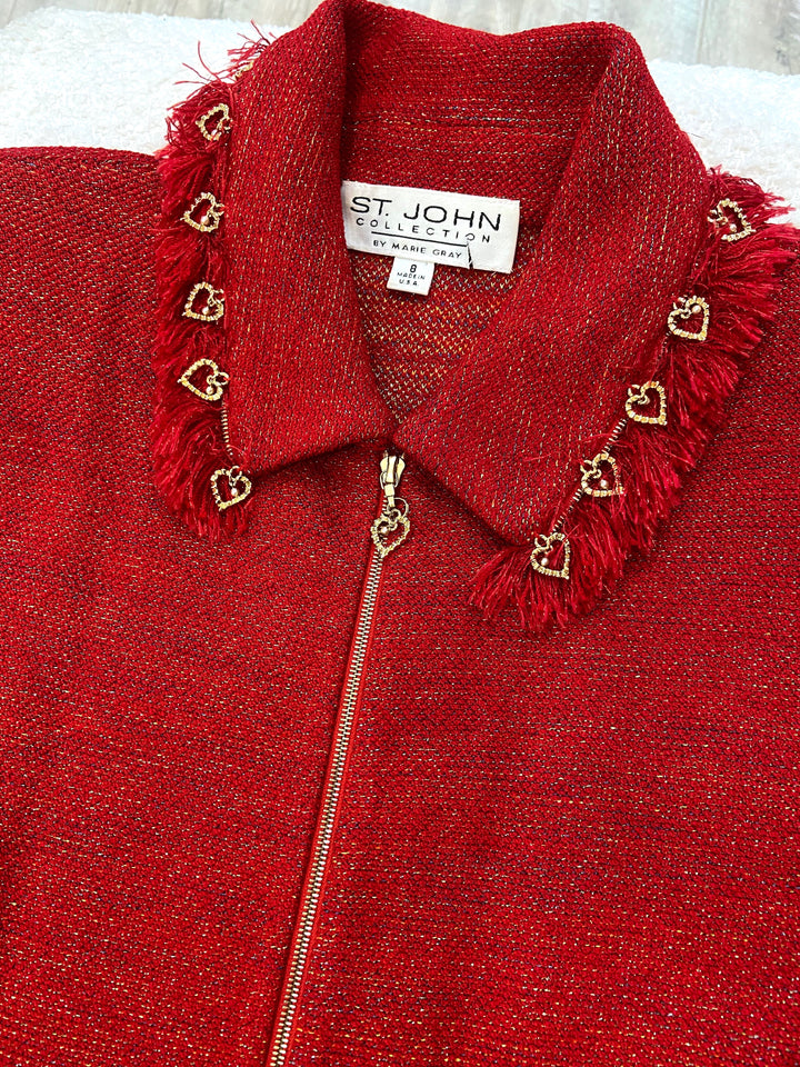 ST. JOHN BY MARIE GRAY BLAZER &amp; SKIRT SUIT