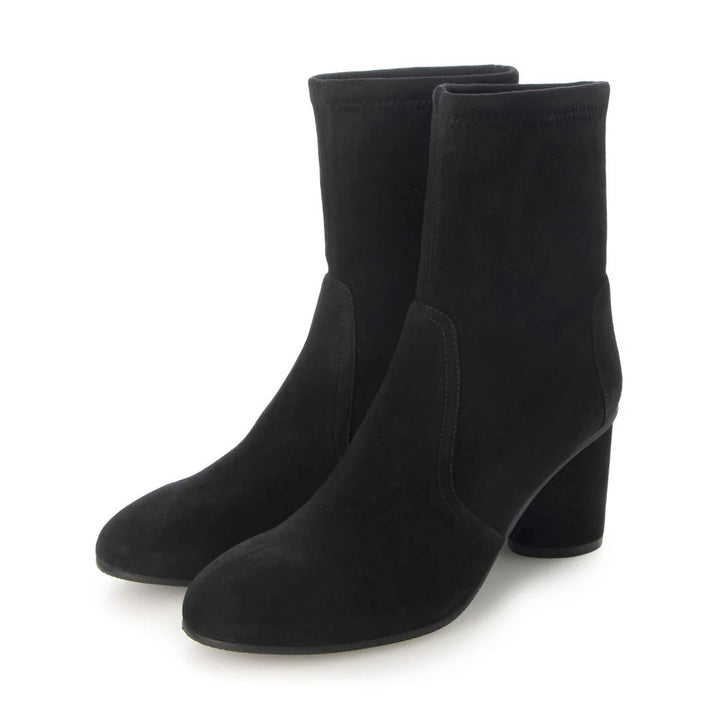 STUART WEITZMAN BLACK SUEDE BOOTIES