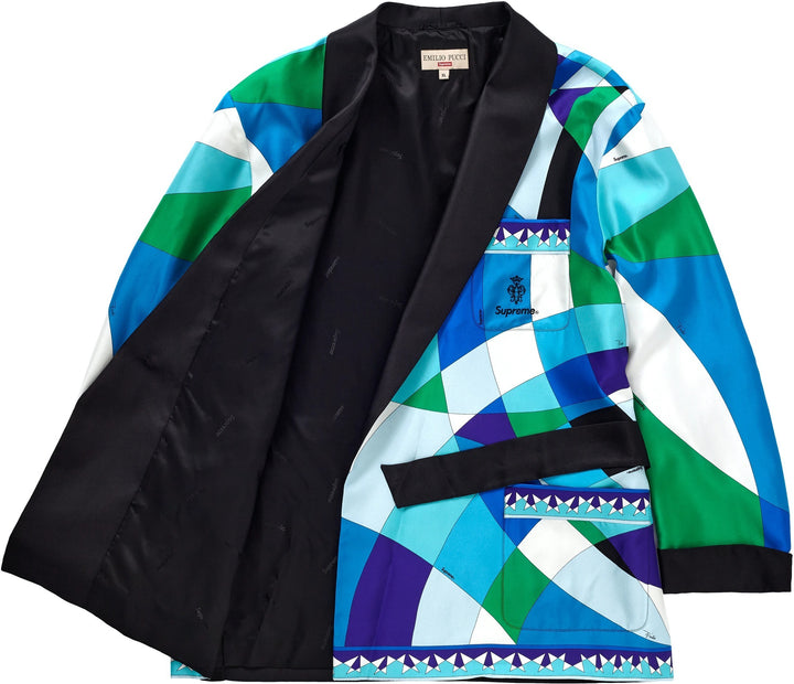 SUPREME X EMILIO PUCCI SMOKING SILK JACKET – Caroline's Fashion
