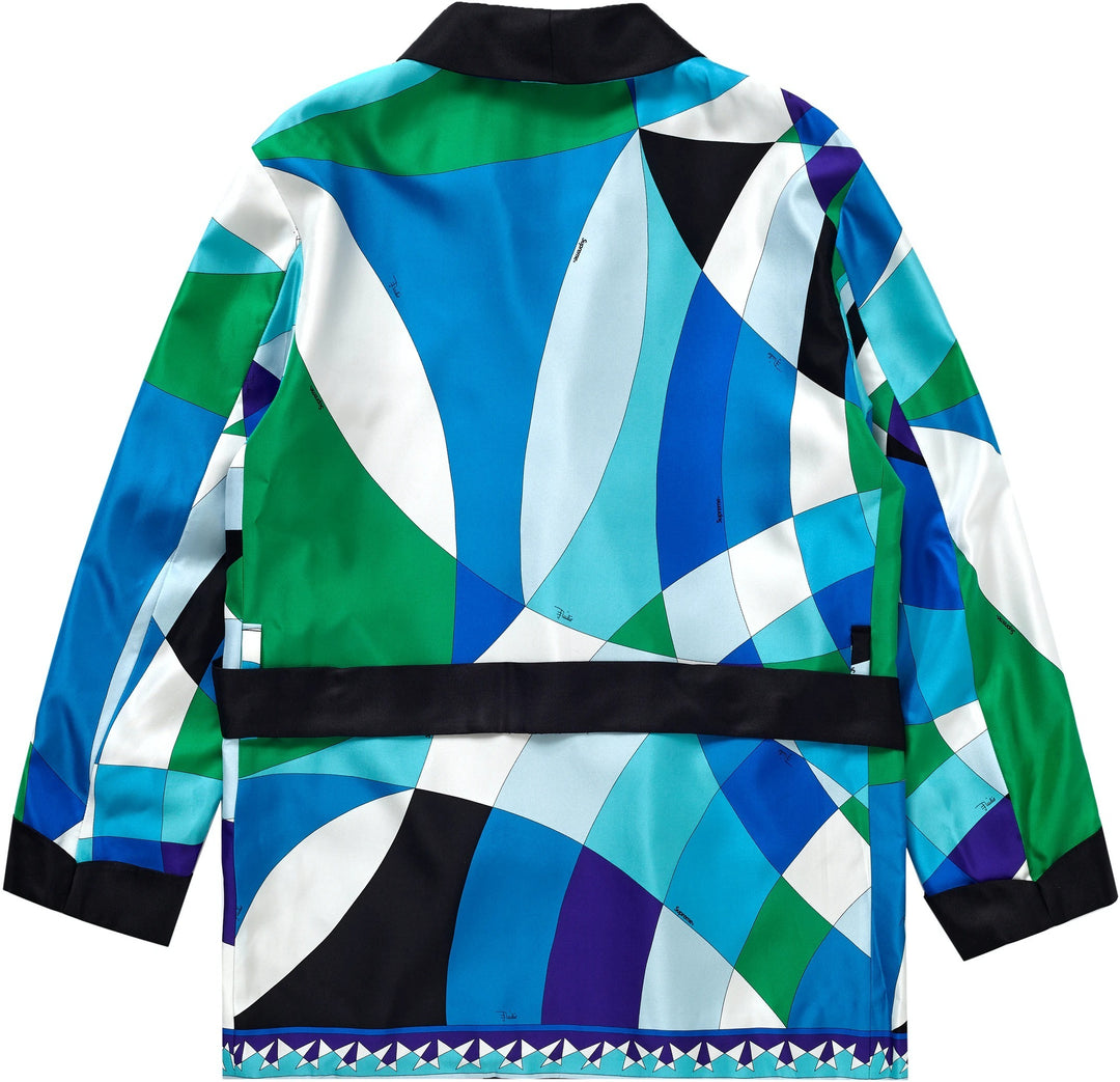 ジャケット・アウター XL supreme emilio pucci silk smoking SUPREME X EMILIO PUCCI SMOKING SILK JACKET – Caroline's Fashion