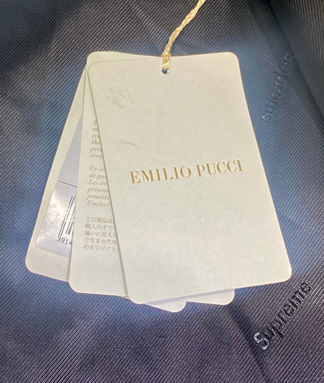 SUPREME X EMILIO PUCCI SMOKING SILK JACKET