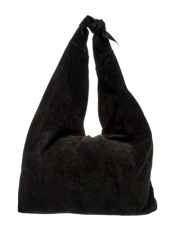 THE ROW SUEDE BINDLE TOTE BAG