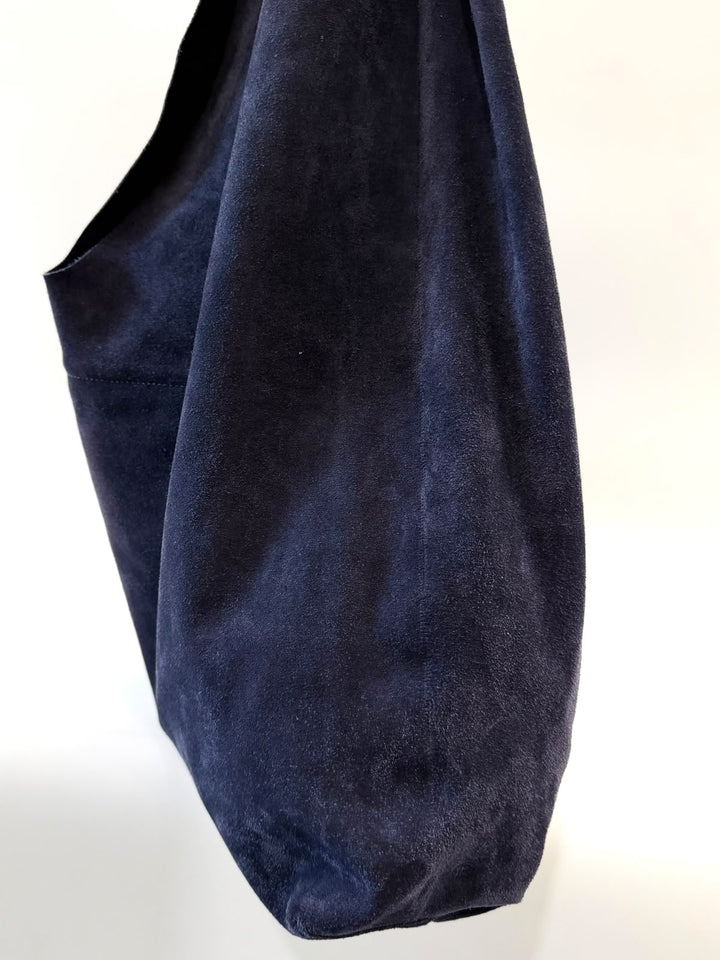 THE ROW SUEDE BINDLE TOTE BAG