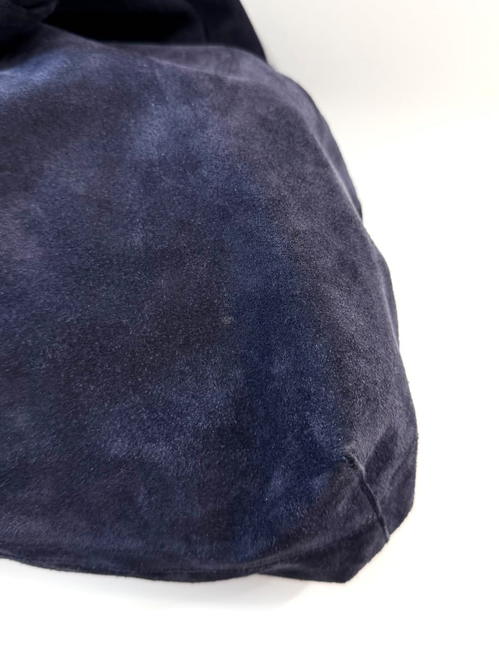 THE ROW SUEDE BINDLE TOTE BAG