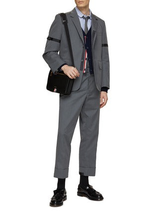 THOM BROWNE ARMBAND SINGLE BREASTED MEN&