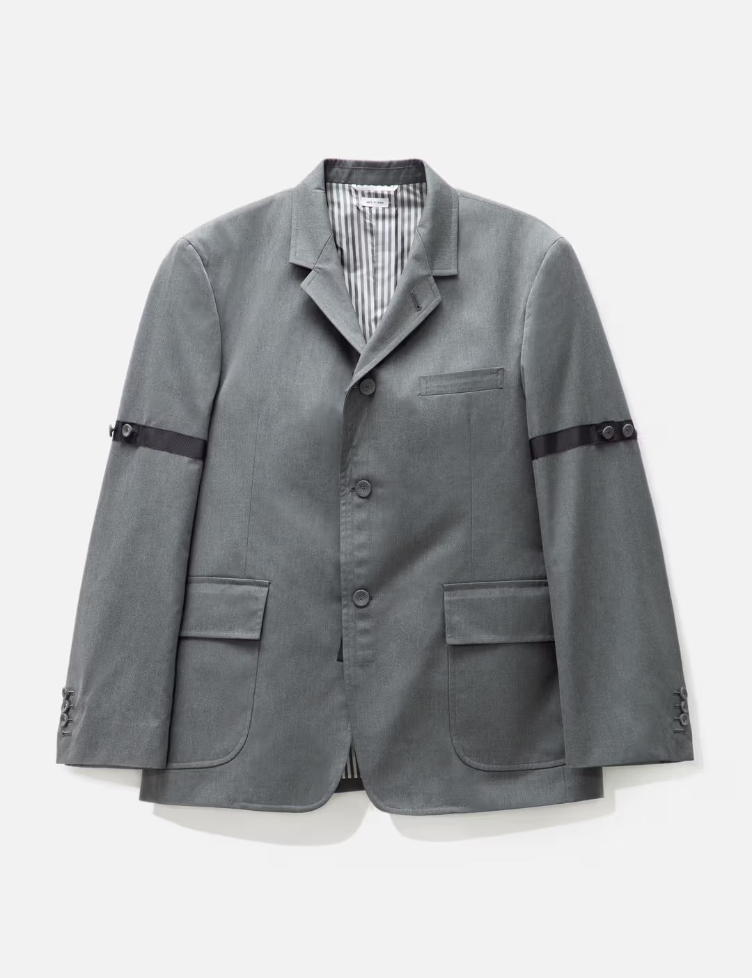 THOM BROWNE ARMBAND SINGLE BREASTED MEN&