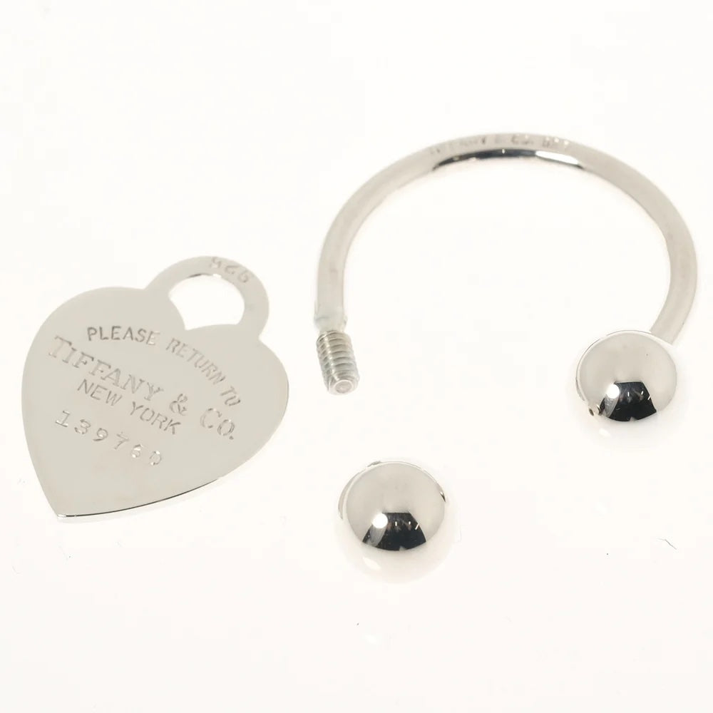 TIFFANY &amp; CO. STERLING 925 RTT TAG SMALL KEY RING