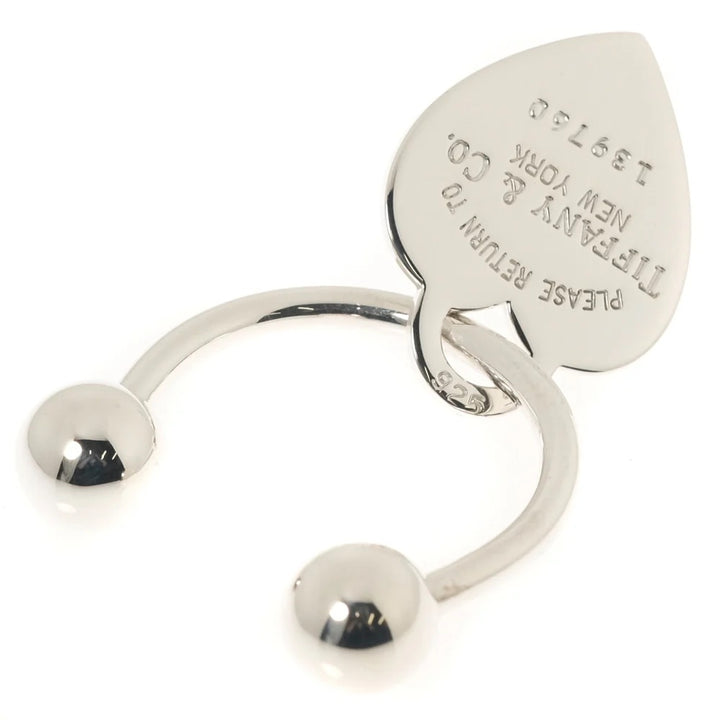 TIFFANY &amp; CO. STERLING 925 RTT TAG SMALL KEY RING