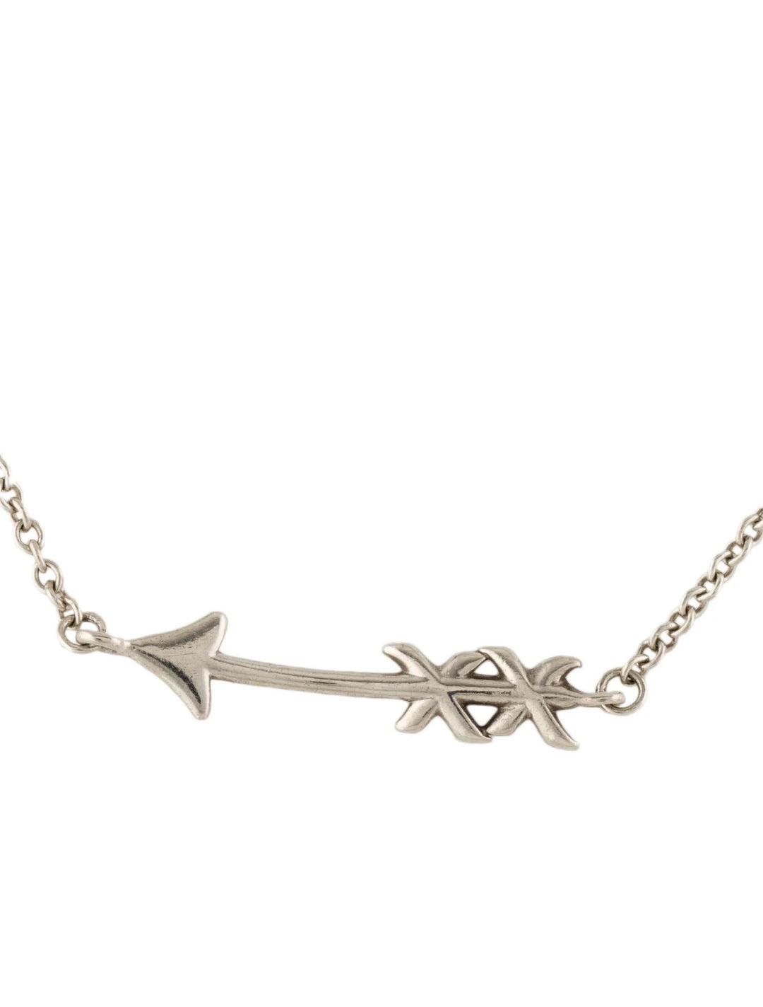 TIFFANY &amp; CO. GRAFFITI ARROW STATION SILVER BRACELET
