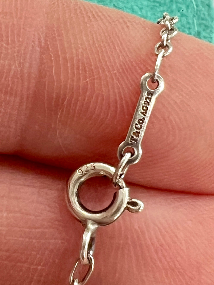 TIFFANY &amp; CO. GRAFFITI ARROW STATION SILVER BRACELET