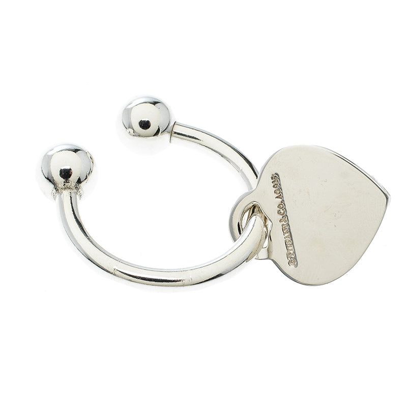 TIFFANY &amp; CO. STERLING 925 RTT TAG LARGE KEY RING