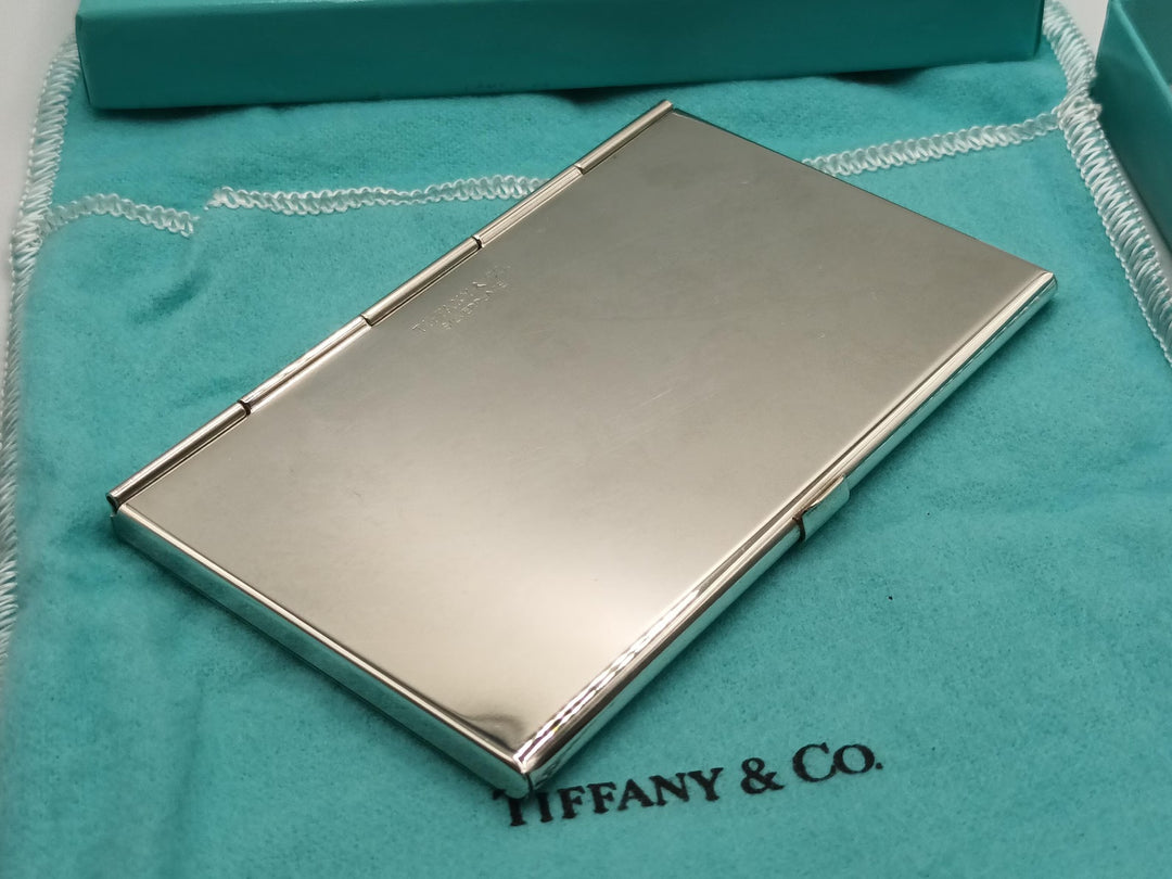 TIFFANY & CO. SILVER PLATED VINTAGE BUSINESS CARD CASE