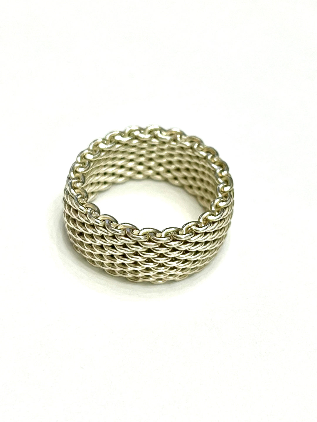 TIFFANY &amp; CO. SOMERSET MESH WEAVE RING