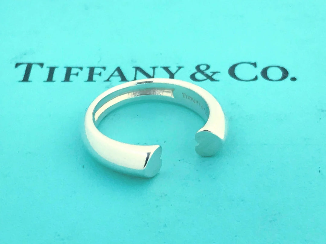 TIFFANY &amp; CO. STERLING SILVER PALOMA PICASSO TENDERNESS HEART RING
