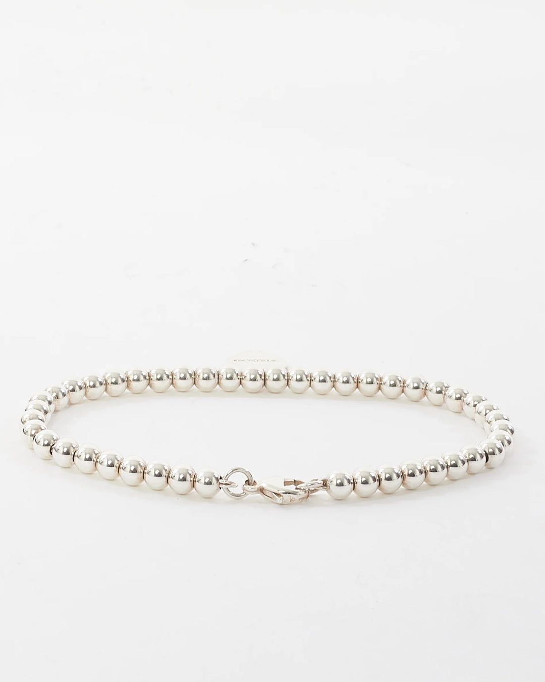 TIFFANY &amp; CO. STERLING SILVER RTT BEADED BRACELET