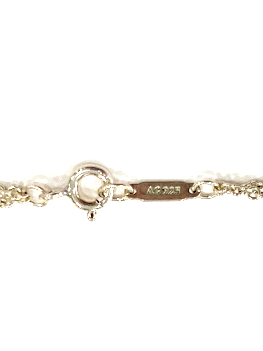 TIFFANY &amp; CO. STERLING SILVER INFINITY PENDANT NECKLACE
