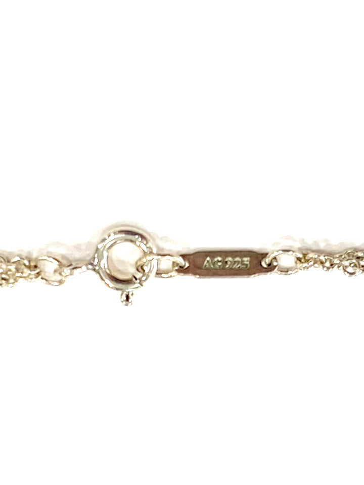 TIFFANY &amp; CO. STERLING SILVER INFINITY PENDANT NECKLACE