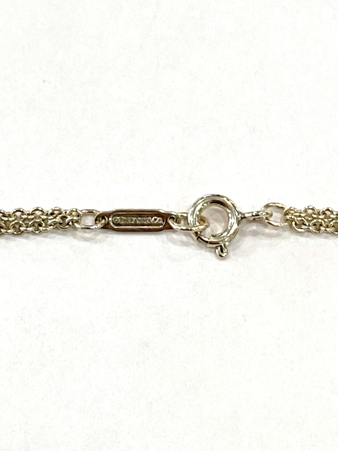 TIFFANY &amp; CO. STERLING SILVER INFINITY PENDANT NECKLACE
