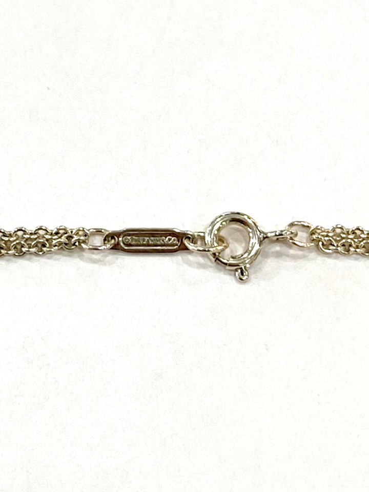 TIFFANY &amp; CO. STERLING SILVER INFINITY PENDANT NECKLACE