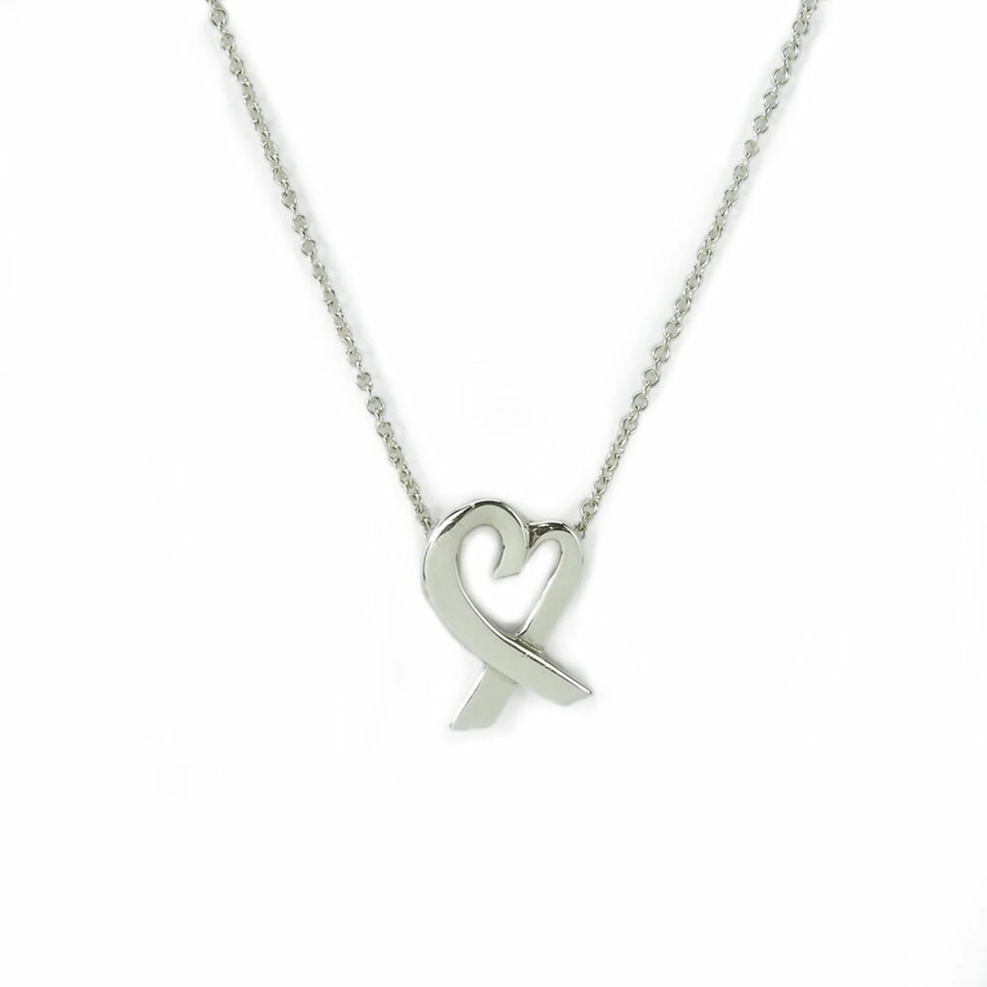 TIFFANY &amp; CO. PALOMA PICASSO LOVING HEART NECKLACE
