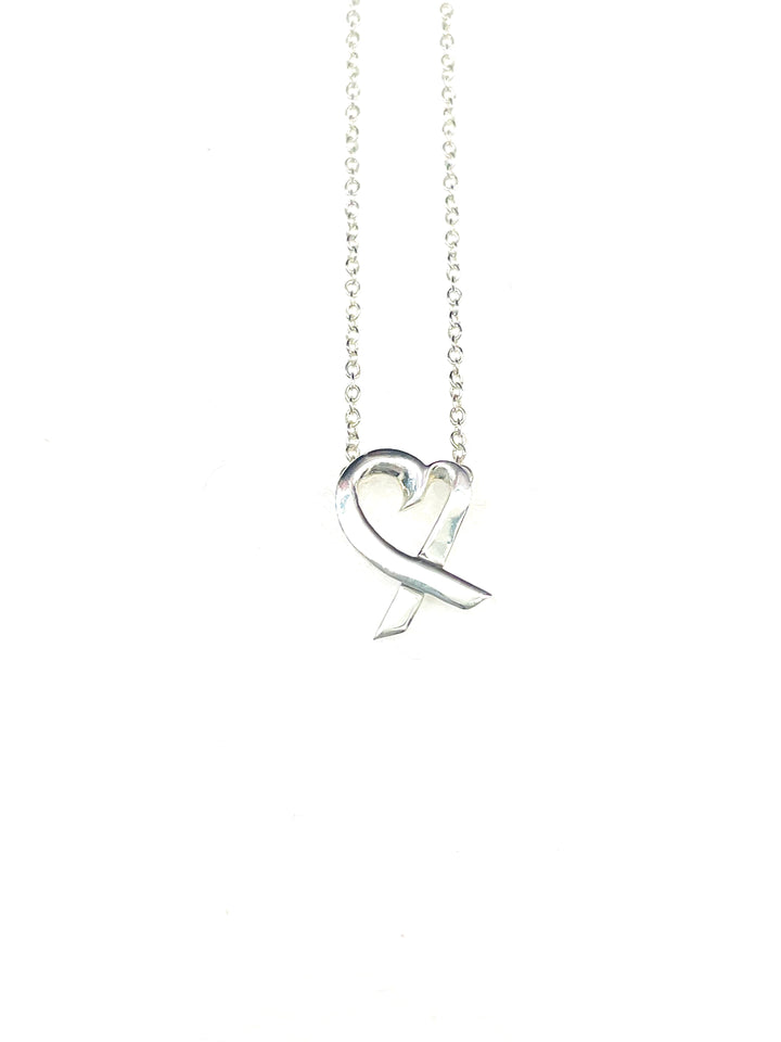 TIFFANY &amp; CO. PALOMA PICASSO LOVING HEART NECKLACE