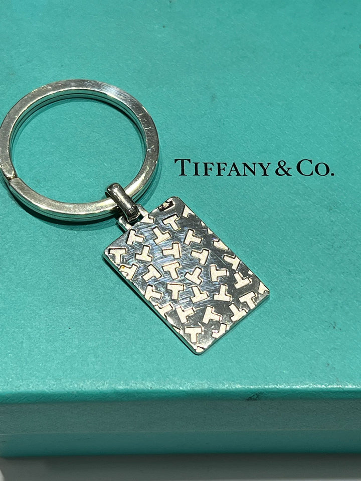 TIFFANY &amp; CO. MONOGRAM KEYCHAIN