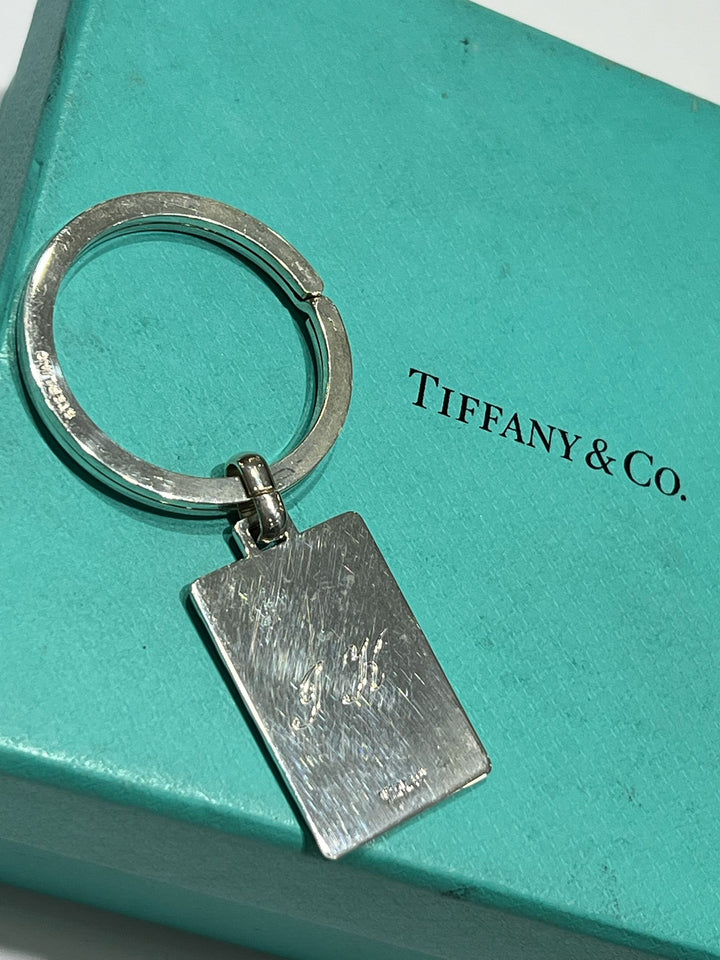 TIFFANY &amp; CO. MONOGRAM KEYCHAIN