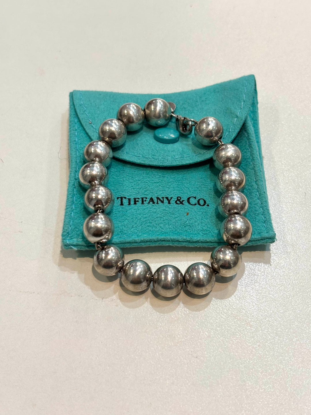 TIFFANY &amp; CO. HARDWEAR BALL STERLING SILVER BRACELET