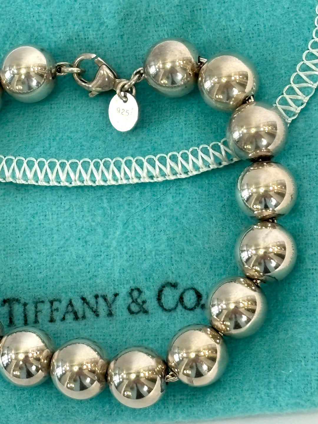 TIFFANY &amp; CO. BEADED BALL BRACELET