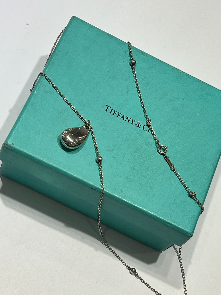 TIFFANY &amp; CO. ELSA PERETTI DROP NECKLACE