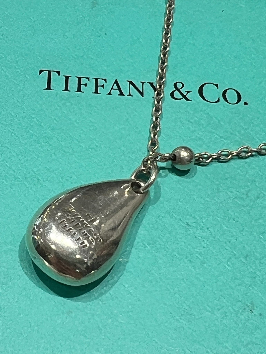 TIFFANY &amp; CO. ELSA PERETTI DROP NECKLACE