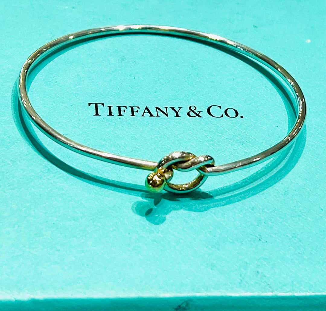 TIFFANY &amp; CO. LOVE KNOT HOOK &amp; EYE BRACELET