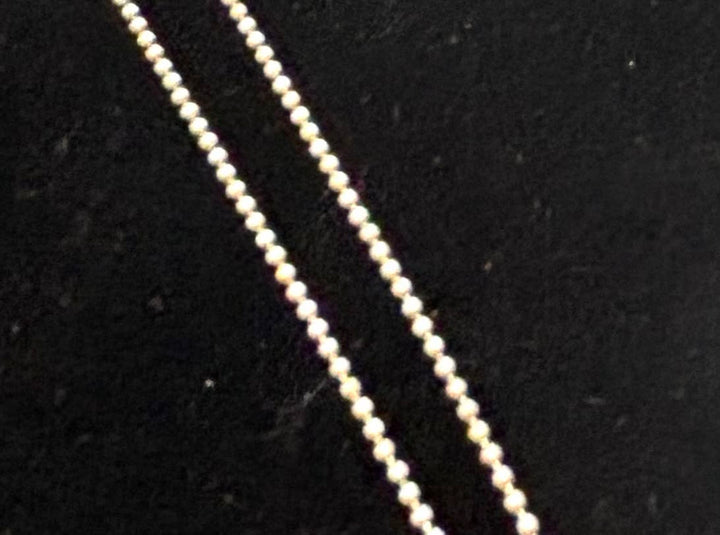 TIFFANY &amp; CO. SILVER INITIAL "S" DISC PENDANT STERLING SILVER NECKLACE