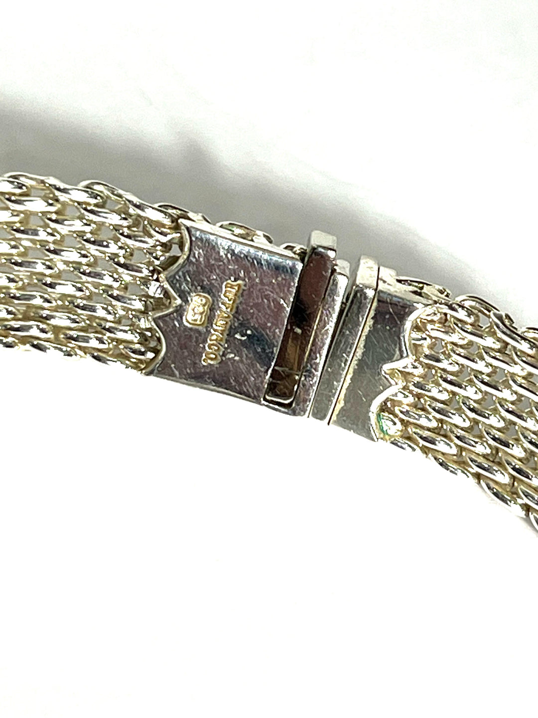 TIFFANY &amp; CO. SOMERSET MASH 925 STERLING SILVER NECKLACE