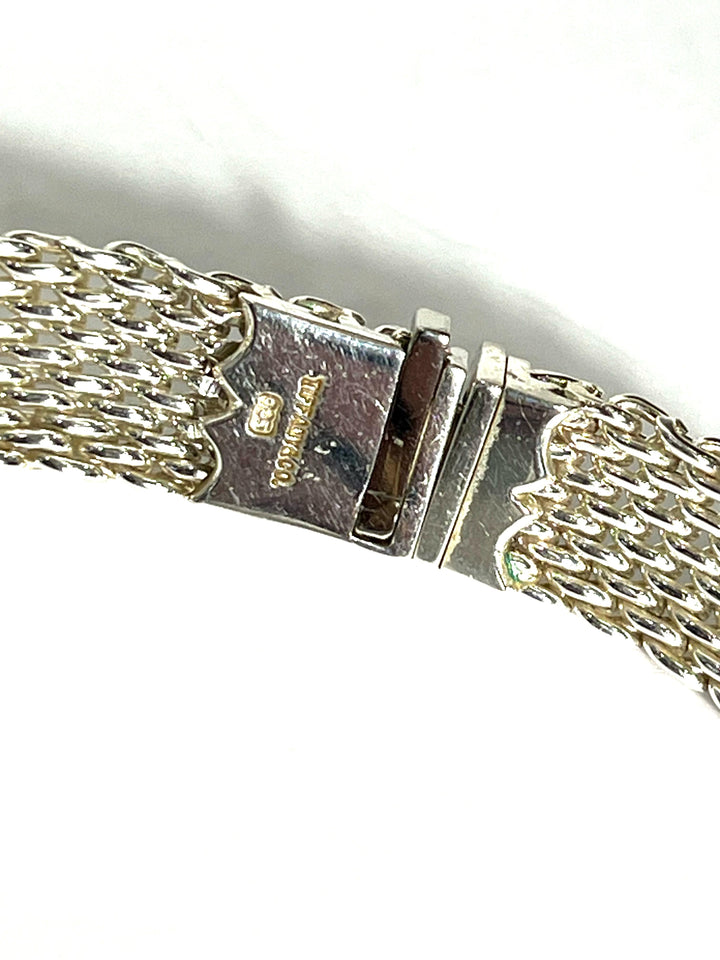 TIFFANY &amp; CO. SOMERSET MASH 925 STERLING SILVER NECKLACE